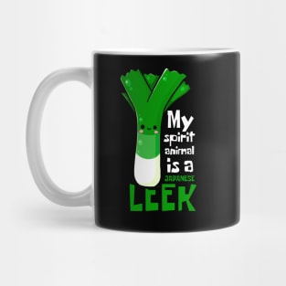 My Spirit Animal Is A Japanese Leek Funny Mug